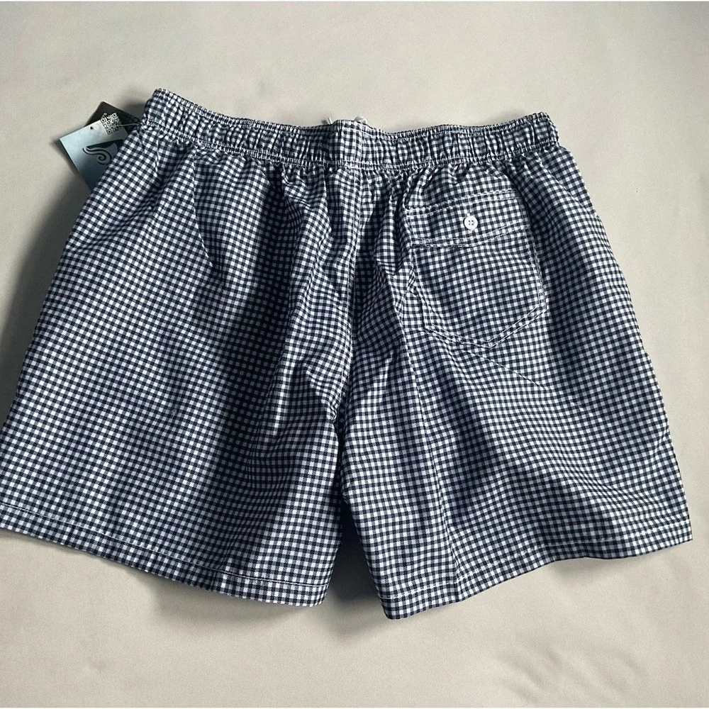 Kanu Surf‎ Men's Monaco Swim Trunks-Navy Blue Spotted Pattern- Size XL